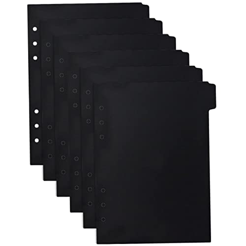 Parliky 6 Stück Register Trennblätter Teiliges Schwarze PP Klassifizierungs Tabs Beschreibbare Seitenmarker für Ringordner Langlebige Praktische Binder Dividers für Büro und Schule Parliky 6 Stück Register Trennblätter Teiliges Schwarze PP Klassifizierungs Tabs Beschreibbare Seitenmarker für Ringordner Langlebige Praktische Binder Dividers für Büro und Schule von Parliky
