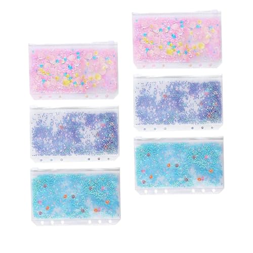 Parliky 6 Stück Teiliges Binder Taschen mit Reißverschluss Transparente PVC Aufbewahrungstaschen für Lose Praktische Organizer für Büro Schule Home Office in Violett Blau Parliky 6 Stück Teiliges Binder Taschen mit Reißverschluss Transparente PVC Aufbewahrungstaschen für Lose Praktische Organizer für Büro Schule Home Office in Violett Blau von Parliky