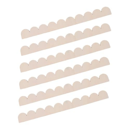 Parliky 6 Stück Teiliges Gewellte Holzleisten aus Unbehandeltem Holz Dekoratives Wandleisten Türrahmen molding für DIY heimdekoration Einfache Montage Einzigartiges Design für Schränke Parliky 6 Stück Teiliges Gewellte Holzleisten aus Unbehandeltem Holz Dekoratives Wandleisten Türrahmen molding für DIY heimdekoration Einfache Montage Einzigartiges Design für Schränke von Parliky