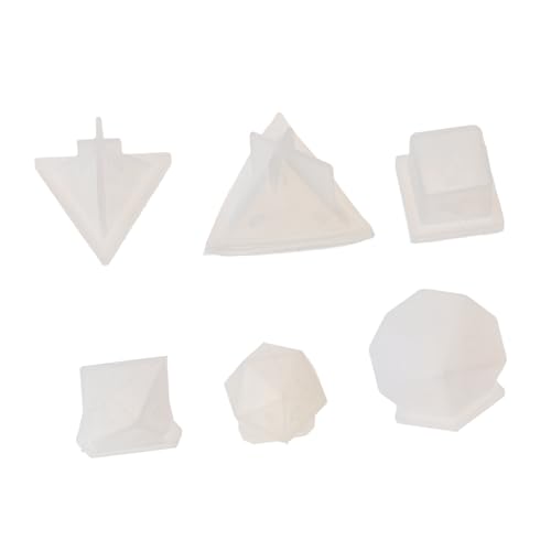 Parliky 6 Stück Teiliges Silikonwürfel Gießform Polyedrische DIY Würfelformen mit Gravur Flexible Transparente Epoxidharz Silikonformen für Spielwürfel Herstellung Kinderfreundlich Parliky 6 Stück Teiliges Silikonwürfel Gießform Polyedrische DIY Würfelformen mit Gravur Flexible Transparente Epoxidharz Silikonformen für Spielwürfel Herstellung Kinderfreundlich von Parliky