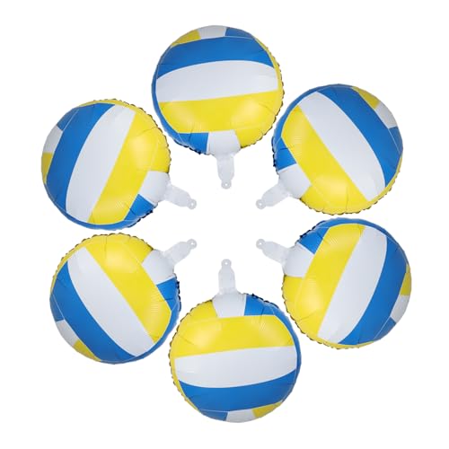 Parliky Volleyball-ballon 6er-pack Aufblasbare Volleyball-mottoparty-dekorationen 18 Sportarten für Beachvolleyball-geburtstag Parliky Volleyball-ballon 6er-pack Aufblasbare Volleyball-mottoparty-dekorationen 18 Sportarten für Beachvolleyball-geburtstag von Parliky