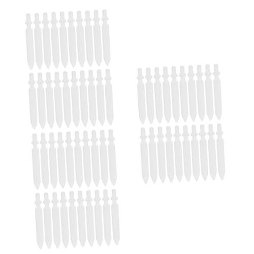 Parliky 60 Stk Markierungsstiftspitze Kunststift gießen nachfüllbare Markierungsstifte Planke Ton Acrylmarker Ersatzspitzen Acrylstift Spitzen Schulbedarf Marker-Malstiftspitzen Nylon Weiß von Parliky