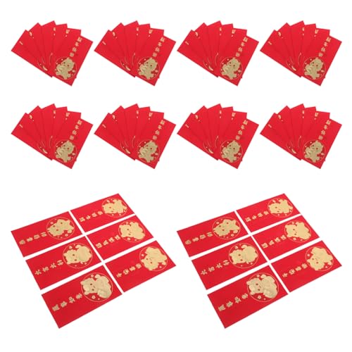 Parliky 60 Stück Rote Umschläge Jahr Des Pferdes Kreative Tierkreiszeichen Hong Bao Vietnamesische Geldumschläge Langlebiges Papier Großzügig für Frühlingsfest Hochzeit Geschenkverpackung Parliky 60 Stück Rote Umschläge Jahr Des Pferdes Kreative Tierkreiszeichen Hong Bao Vietnamesische Geldumschläge Langlebiges Papier Großzügig für Frühlingsfest Hochzeit Geschenkverpackung von Parliky