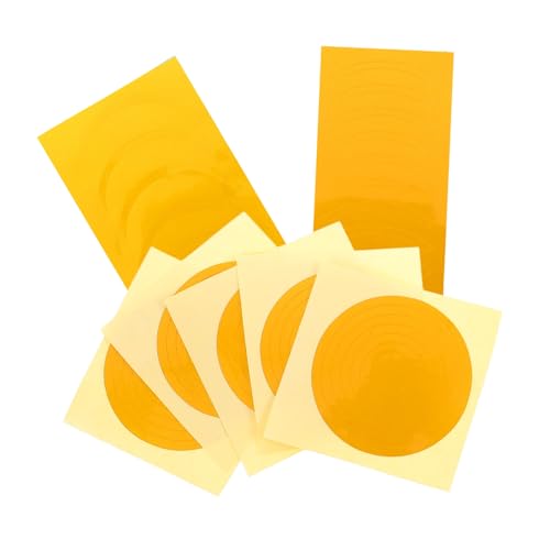 Parliky 7 Bögen Ebenen Selbstanzeige Etiketten Warnmarkierung Aufkleber Messgerät Film Kreise Gefahrenaufkleber Filme Beschriftung Reflektierender Klebstoff Für Aufkleber von Parliky