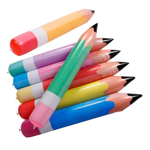 Parliky 7 Stück Teiliges Aufblasbares PVC Bleistift Deko Bunte Bleistift Requisiten für Schulanfang Leichte Hängende Party und Klassenzimmerdekoration Tragbar und Auffällig Parliky 7 Stück Teiliges Aufblasbares PVC Bleistift Deko Bunte Bleistift Requisiten für Schulanfang Leichte Hängende Party und Klassenzimmerdekoration Tragbar und Auffällig von Parliky