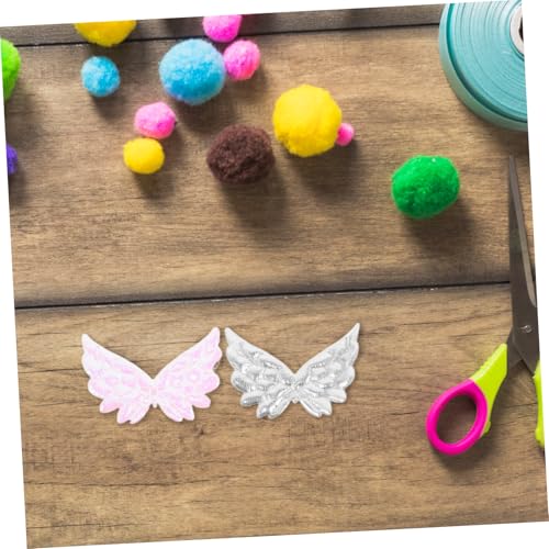 Parliky 70 Stück Teiliges Glänzende Engelsschwingen Applikationen Vielseitige Mini Flügel Patches für Diy Bastelprojekte Geburtstagstorten Deko Haaraccessoires und Kleidung Farbige Parliky 70 Stück Teiliges Glänzende Engelsschwingen Applikationen Vielseitige Mini Flügel Patches für Diy Bastelprojekte Geburtstagstorten Deko Haaraccessoires und Kleidung Farbige von Parliky