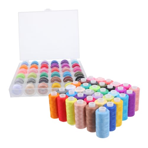 Parliky 72 Stück Farben Polyestergarn mit Yards pro Spule für Hand und Maschinen Nähen Quilting und Bastelprojekte für Anfänger und Profis Parliky 72 Stück Farben Polyestergarn mit Yards pro Spule für Hand und Maschinen Nähen Quilting und Bastelprojekte für Anfänger und Profis von Parliky