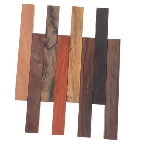 Parliky 8 Stück Teiliges Pen Turning Kit aus Exotischen Holzrohlingen DIY Holzstift Schnitzset für Kreative Holzarbeiten Glatte Oberfläche Leicht Vielseitig für Individuelle von Parliky
