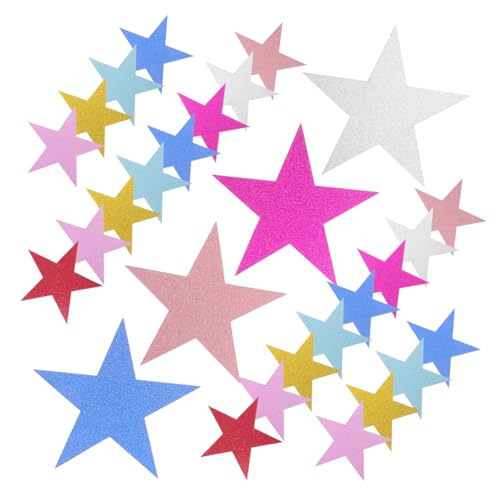 Parliky 80 Stück Teiliges Papier Stern Dekor Bunte Fünfzackige Papiersterne Glitzernde Wanddekoration für Klassenzimmer Partys und DIY Projekte Vielseitige Schul und Wohnraumgestaltung Parliky 80 Stück Teiliges Papier Stern Dekor Bunte Fünfzackige Papiersterne Glitzernde Wanddekoration für Klassenzimmer Partys und DIY Projekte Vielseitige Schul und Wohnraumgestaltung von Parliky