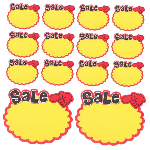 Parliky 80 Stück Verkaufsschilder Papier Preisanzeigeschild für Supermärkte Einzelhandelsgeschäfte Auffällige Ausrufezeichen form Beschreibbar Robust für Geschäfts Garagenverkauf Parliky 80 Stück Verkaufsschilder Papier Preisanzeigeschild für Supermärkte Einzelhandelsgeschäfte Auffällige Ausrufezeichen form Beschreibbar Robust für Geschäfts Garagenverkauf von Parliky