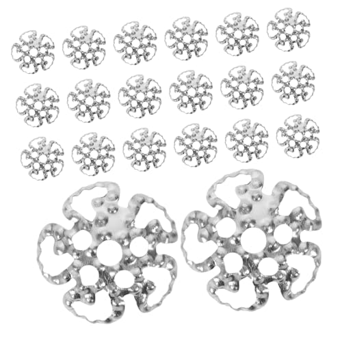 Parliky 800 Stück Metall Perlenkappen mit Schneeflocken-hohlblumen-design Langlebige Vintage Spacer Caps für Armbänder Halsketten Ohrringe Schmuckherstellung Parliky 800 Stück Metall Perlenkappen mit Schneeflocken-hohlblumen-design Langlebige Vintage Spacer Caps für Armbänder Halsketten Ohrringe Schmuckherstellung von Parliky