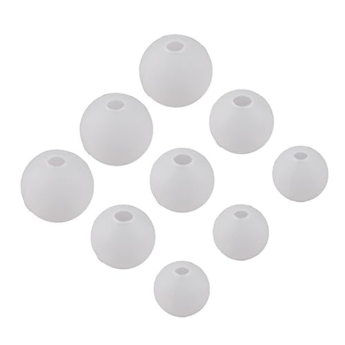 Parliky 9 Stück Teiliges DIY Epoxidharz Silikonformen Kugelförmige Flexible Wiederverwendbare Gießformen für Kreative Schmuck und Bastelprojekte Parliky 9 Stück Teiliges DIY Epoxidharz Silikonformen Kugelförmige Flexible Wiederverwendbare Gießformen für Kreative Schmuck und Bastelprojekte von Parliky