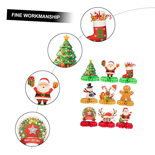 Parliky 9 Stück Teiliges Weihnachts Honigwaben Deko aus Einfache Montage Festliche Tischdekoration für Party und Zuhause Leichte Aufhängung Weihnachtliches Design für Stimmungsvolle Parliky 9 Stück Teiliges Weihnachts Honigwaben Deko aus Einfache Montage Festliche Tischdekoration für Party und Zuhause Leichte Aufhängung Weihnachtliches Design für Stimmungsvolle von Parliky