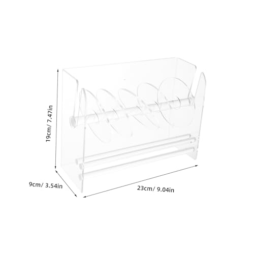 Parliky Acryl Etikettenhalter Verstellbar Fächer Organizer für Versandetiketten und Klebeband Platzsparend Vielseitig für Büro Handel und Zuhause Parliky Acryl Etikettenhalter Verstellbar Fächer Organizer für Versandetiketten und Klebeband Platzsparend Vielseitig für Büro Handel und Zuhause von Parliky