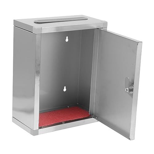 Parliky Briefkasten Vorschlagsbox mit Schloss Robust für Büro Schule Wandmontage Public Complain Letter Box von Parliky