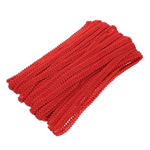 Parliky Bunte Wellen spitzenborte Fransenbesatz aus Polyester für Gardinenkanten Sofa dekoration DIY Nähen Heimtextilien Handarbeit Zubehör von Parliky