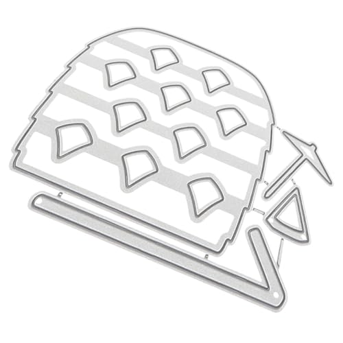 Parliky Carbonstahl Stanzschablone Ananasbecher Form DIY Stanzform für Kartengestaltung Scrapbooking Bastelwerkzeug Langlebig Sicher Präzise für Kreative Papierdekoration von Parliky