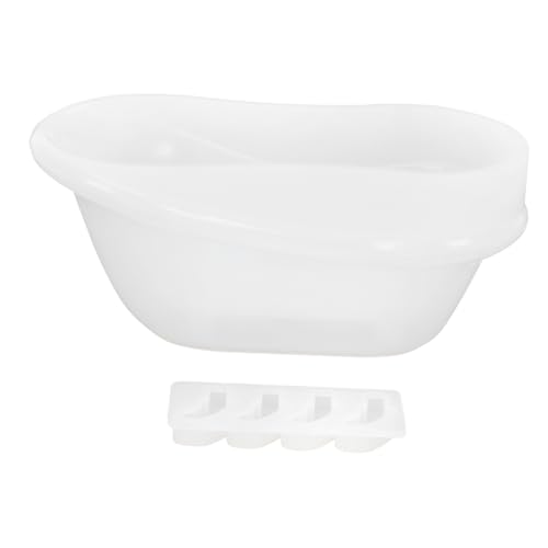 Parliky DIY Silikonform für Epoxidharz Aufbewahrungsbox Flexible Wiederverwendbare Seifenform für Resin Bastelprojekte Transparentes Tablett Geeignet für Schmuck Trockenblumen und Glitter von Parliky