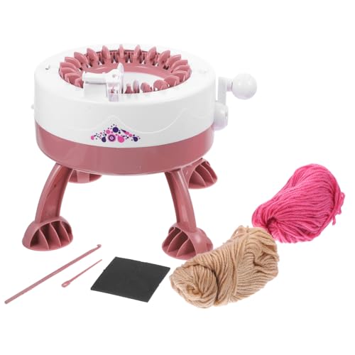 Parliky DIY Strickmaschine für Pinguin form Kompakt und Tragbar Robustes Kunststoff webwerkzeug Manuelles Stricken von Schals und Mützen Fördert Koordination und Denkvermögen von Parliky