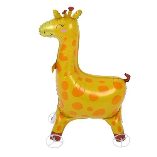 Parliky Wiederverwendbarer aufblasbarer Giraffendekor-Ballon aus stabiler Aluminiumfolie für Partydekorationen Parliky Wiederverwendbarer aufblasbarer Giraffendekor-Ballon aus stabiler Aluminiumfolie für Partydekorationen von Parliky