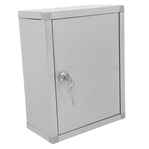 Parliky Edelstahl Wandmontierte Aufbewahrungsbox mit Schloss Vorschlagsbox und Handy depot für Büro und Besprechungsraum Robust und Sicher Parliky Edelstahl Wandmontierte Aufbewahrungsbox mit Schloss Vorschlagsbox und Handy depot für Büro und Besprechungsraum Robust und Sicher von Parliky