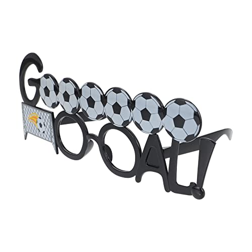 Parliky Einzigartige Fußballbrille Party Requisite Kreative für Sportevents Maskeraden und Festivals für Fußball Fans und Feierlichkeiten von Parliky