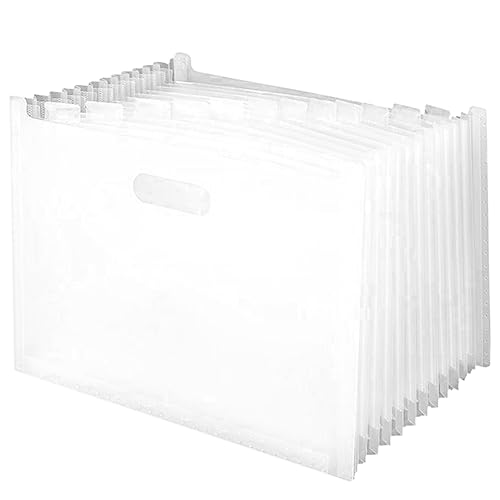 Parliky Fächermappe mit Fächern aus Verschleißfestem Material Großer Kapazität Stehend Vielseitiger Dokumenten und Beleg Organizer für Büro und Schule Weiß Parliky Fächermappe mit Fächern aus Verschleißfestem Material Großer Kapazität Stehend Vielseitiger Dokumenten und Beleg Organizer für Büro und Schule Weiß von Parliky
