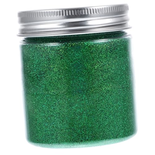 Parliky Feines Grünes Glitzerpulver Holografisches Epoxidharz Glitter für Nageldesign Basteln und DIY kunstprojekte Sicherer Feiner Glitter für Kreative Dekorationen von Parliky