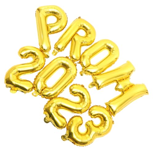 Parliky Graduation Folienballon Gold Party Dekoration Ballons für Abschlussfeier Geburtstags Festdeko Einfache Montage Auffällige Farben für Klassenzimmer und Zuhause von Parliky