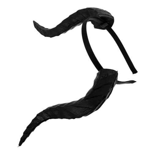 Parliky Halloween Dragon Horns Haarreif Kreatives Gothic Cosplay Accessoire Bequeme Passform für Damen Vielseitiges Teufelshorn-headpiece für Halloween Karneval Mardi Gras und Themenpartys von Parliky