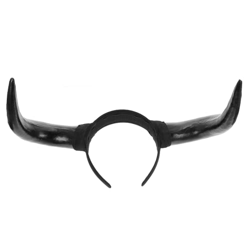 Parliky Halloween Horn Stirnband Teufelshörner Haarschmuck Cosplay Kopfstück Leicht und Angenehm für Halloween Party Karneval Maskerade von Parliky