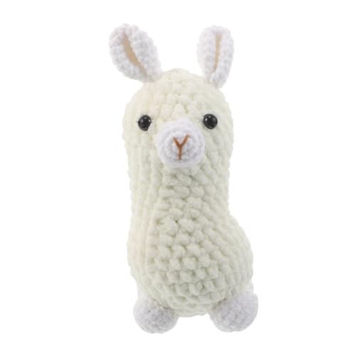 Parliky Handgefertigter Häkelanhänger Alpaka Weiches Stabiles Garn Niedliches Gehäkeltes Alpaka Schlüsselanhänger Charm Handgestricktes Langlebiges Tierfigur Anhänger für Rucksack und von Parliky
