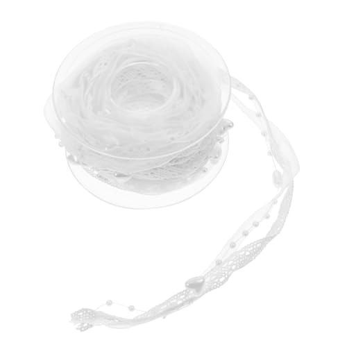 Parliky Handgefertigtes Spitzenband Elegant Langlebig Farbecht Schleifenband für Hochzeitsdeko Geschenkverpackung Basteln Borten Nähen Festliche DIY dekoration von Parliky