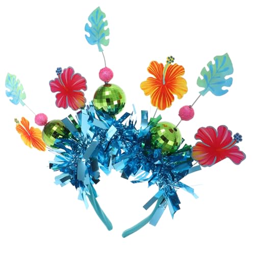 Parliky Hawaii-party-stirnband, Blumen-stirnband Für Sommerpartys, Strandtänze Und Hawaii-festivals, Zartes Festival-haarband Für Frauen Und Mädchen von Parliky