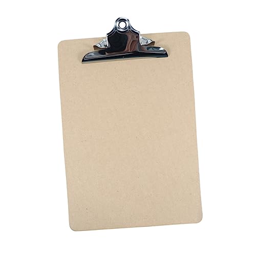 Parliky Holz Klemmbrett Ordner mit Robustem Metallclip Kratzfestes Schreibbrett für Schule Büro Restaurant Flaches Design für Notizen und Dokumente Parliky Holz Klemmbrett Ordner mit Robustem Metallclip Kratzfestes Schreibbrett für Schule Büro Restaurant Flaches Design für Notizen und Dokumente von Parliky