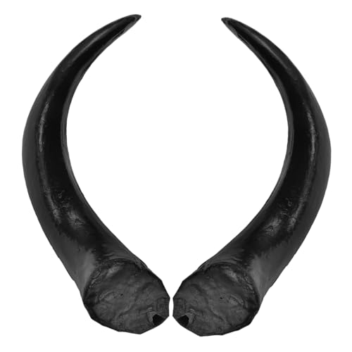 Parliky Imitations ochsenhorn Stirnband Groß Schwarzes DIY Halloween Karneval Kostüm Kopfschmuck für Fasching Party Parliky Imitations ochsenhorn Stirnband Groß Schwarzes DIY Halloween Karneval Kostüm Kopfschmuck für Fasching Party von Parliky