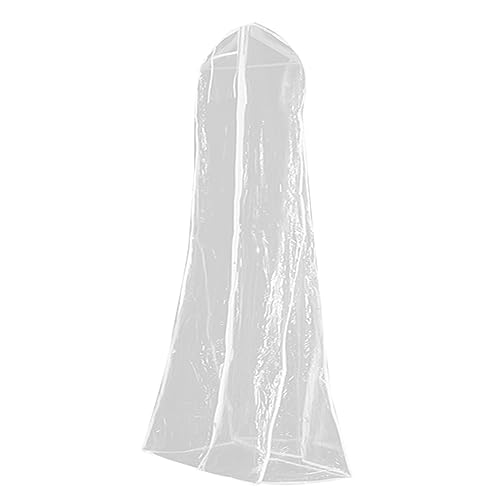 Parliky Kleiderschutzhülle Für Brautkleider Aufbewahrungstasche Für Hochzeitskleider 1 8 M Volle Länge Staubschutzhülle Für Hochzeitskleider Vliesstoff von Parliky