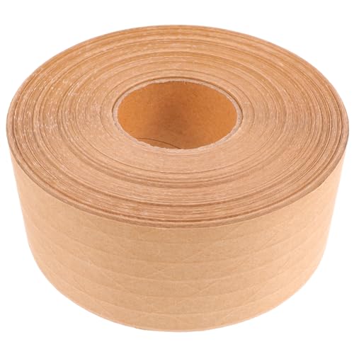 Parliky Kraftpapier Klebeband Beschreibbares Braunes Packband mit Hoher Klebkraft und Hitzebeständigkeit Umweltfreundliches Verpackungsklebeband für Kartonversand und DIY Anwendungen von Parliky