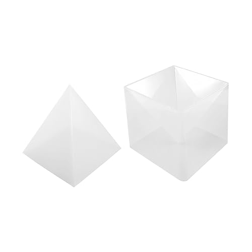 Parliky Lebensmittelechte Silikonform Pyramide mit Sockel Flexible DIY Gießform für Dekorative Harzornamente Langlebige und Reißfeste Pyramidenform für Kreative Bastelarbeiten und Parliky Lebensmittelechte Silikonform Pyramide mit Sockel Flexible DIY Gießform für Dekorative Harzornamente Langlebige und Reißfeste Pyramidenform für Kreative Bastelarbeiten und von Parliky