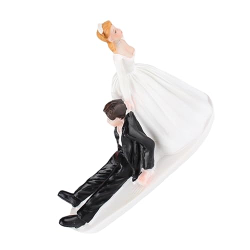 Parliky Lustiger Hochzeitstortenaufsatz Braut Bräutigam Figur aus Resin Robuste Hochzeitsdekoration für Wohnzimmer und Eingangsbereich Vielseitiger Cake Topper für Unvergessliche Parliky Lustiger Hochzeitstortenaufsatz Braut Bräutigam Figur aus Resin Robuste Hochzeitsdekoration für Wohnzimmer und Eingangsbereich Vielseitiger Cake Topper für Unvergessliche von Parliky