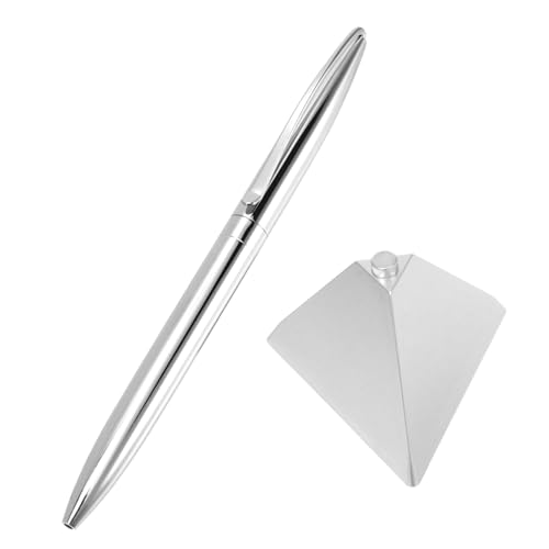 Parliky Magnetischer Schreibstift mit Dreiecksockel Schwebender Kugelschreiber für Büro und Geschäft Eleganter Metall stift mit Premium tinte Reibungsloses Schreiben Geeignet für von Parliky