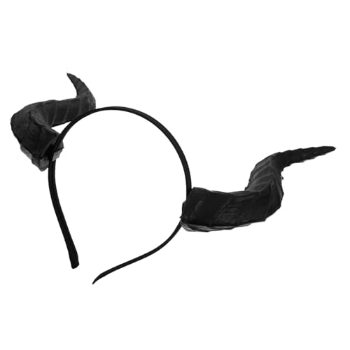 Parliky Mardi Gras Dragon Horns Headband für Damen Gothic Cosplay Haarreif mit Teufelshörnern Vielseitiges Halloween Kostümzubehör für Karneval Maskerade und Fantasy-partys von Parliky