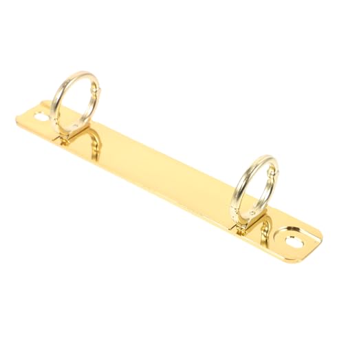 Parliky Metall Binder Mechanismus Goldener Ringbügel Lose Ordner DIY Notizbuch Ersatzring für Büro und Zuhause Abnehmbar Kompatibel mit Planer und Ringbuch Parliky Metall Binder Mechanismus Goldener Ringbügel Lose Ordner DIY Notizbuch Ersatzring für Büro und Zuhause Abnehmbar Kompatibel mit Planer und Ringbuch von Parliky