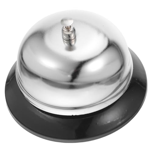 Parliky Metall Tischklingel mit Schwarzer Basis aus Zinklegierung Klare Klangglocke für Büro Zuhause Restaurant Empfang Spiel und Essensbestellung Vielseitig für Kommunikation und Service Parliky Metall Tischklingel mit Schwarzer Basis aus Zinklegierung Klare Klangglocke für Büro Zuhause Restaurant Empfang Spiel und Essensbestellung Vielseitig für Kommunikation und Service von Parliky