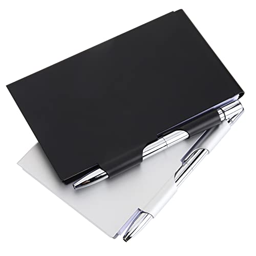 Parliky Metalltasche Notizblock Fall Stift Notizblock Nachfüllbare Notebook von Parliky