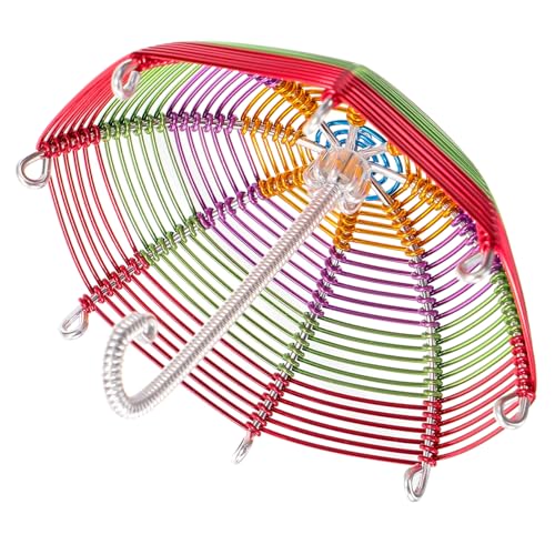 Parliky Miniatur Mini Regenschirm aus Farbigem Aluminiumdraht Kreative Handgefertigte DIY Deko Langlebiges Mini Ornament für Puppenhaus Kinderzimmer Stilvolle Zufällige Zufällige Farbe Parliky Miniatur Mini Regenschirm aus Farbigem Aluminiumdraht Kreative Handgefertigte DIY Deko Langlebiges Mini Ornament für Puppenhaus Kinderzimmer Stilvolle Zufällige Zufällige Farbe von Parliky