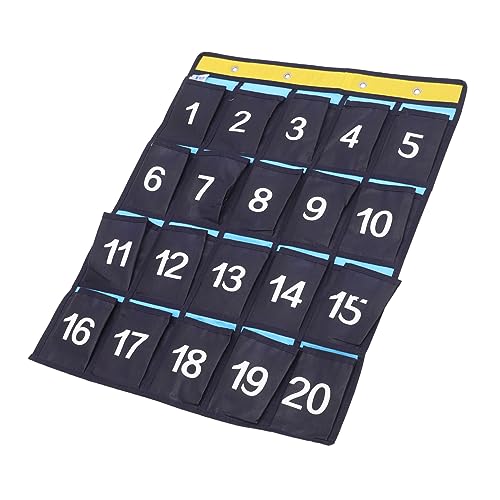 Parliky Nummerierte Wandmontierte Aufbewahrungstasche mit Fächern Handyhalter Organizer für Klassenzimmer und Schlafzimmer Praktischer Telefonhalter mit Metallringen zur Tür und Parliky Nummerierte Wandmontierte Aufbewahrungstasche mit Fächern Handyhalter Organizer für Klassenzimmer und Schlafzimmer Praktischer Telefonhalter mit Metallringen zur Tür und von Parliky