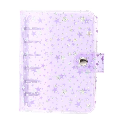 Parliky PVC Schutzhülle für Ringbuch Notizbuch Langlebiger Wasserfester Journal Binder mit Glitzer Personalisierter Tagebuch Organizer Praktische Scrapbook Binder Hülle Parliky PVC Schutzhülle für Ringbuch Notizbuch Langlebiger Wasserfester Journal Binder mit Glitzer Personalisierter Tagebuch Organizer Praktische Scrapbook Binder Hülle von Parliky