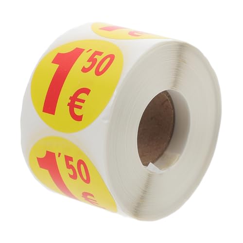 Parliky Preisetiketten Aufkleber Selbstklebend Preisaufkleber für Einzelhandel Kleine Preisschilder für Kleinunternehmen Supermarkt und Laden von Parliky
