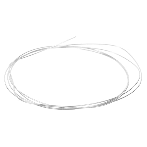 Parliky Reiner Silberdraht für Schmuckherstellung DIY Schmuckdraht Flexibler Nickelfreier Basteldraht für Ringe Armbänder und Halsketten Vielseitiger Schmuck Basteldraht von Parliky